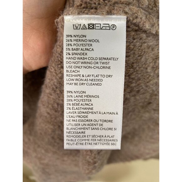 Sleeping On Snow Anthropologie Sweater Women’s S Beige Long Sleeve Soft Pullover - Picture 4 of 6